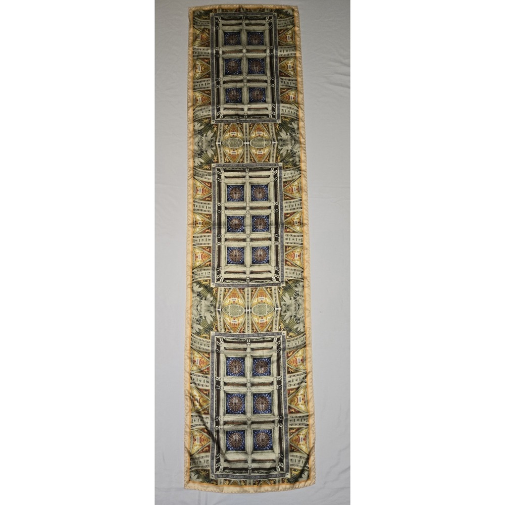 Library of Congress Gallery Collection Silk Scarf Baroque Architectural Print